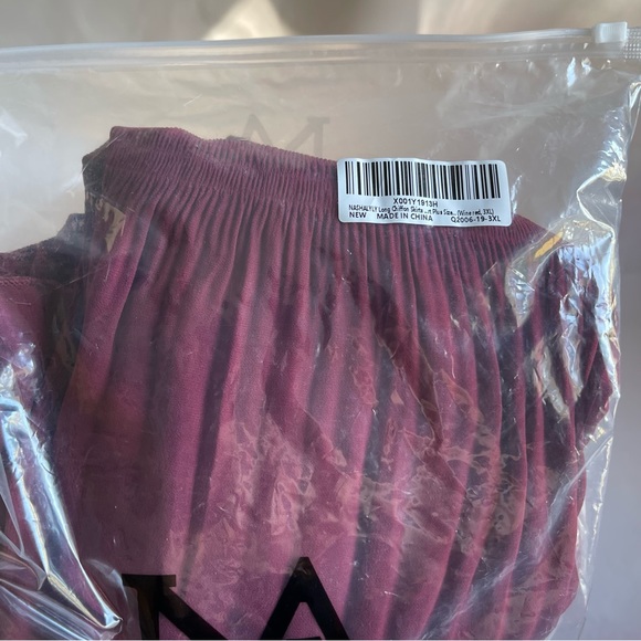 Chiffon Elastic High Waisted A-Line Flared Maxi Skirt 3XL - Picture 7 of 9